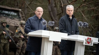 Шольц у Латвії заявив, що Німеччина твердо налаштована захищати кожен квадратний сантиметр території НАТО Шольц у Латвії заявив, що Німеччина твердо налаштована захищати кожен квадратний сантиметр території НАТО
