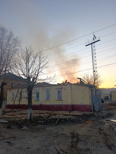 Наслідки ударів БпЛА по Золочеву на Харківщині