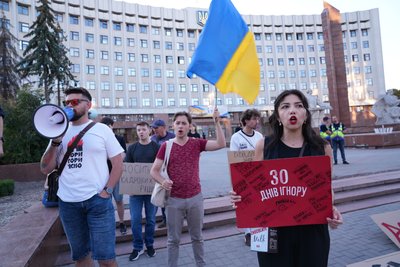 Протестна хода, Івано-Франківськ Протестна хода, Івано-Франківськ