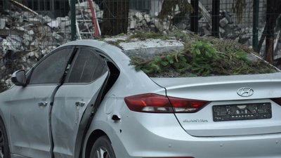 "Бачив великий гриб із диму": жителі Канева розповіли про атаку "шахедів" "Бачив великий гриб із диму": жителі Канева розповіли про атаку "шахедів"