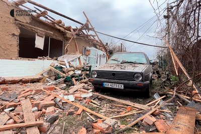 Обстріл Глобинської громади на Полтавщині: фоторепортаж Обстріл Глобинської громади на Полтавщині: фоторепортаж