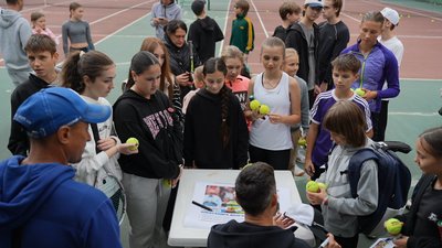 У Сумах відбувся майстер-клас з тенісу У Сумах відбувся майстер-клас з тенісу