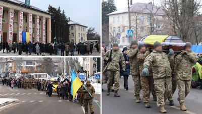 У трьох громадах Кіровоградщини попрощались з військовими У трьох громадах Кіровоградщини попрощались з військовими