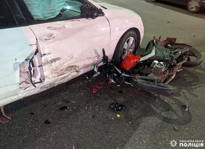 На Рівненщині внаслідок ДТП травмувався мотоцикліст На Рівненщині внаслідок ДТП травмувався мотоцикліст