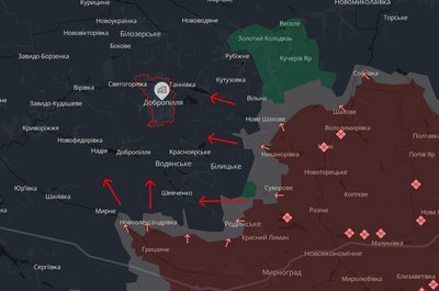 Армія РФ хоче захопити Добропілля Армія РФ хоче захопити Добропілля