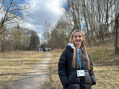 Наталія Процик, Карітас Тернопіль, берег річки, Серет Наталія Процик, Карітас Тернопіль, берег річки, Серет