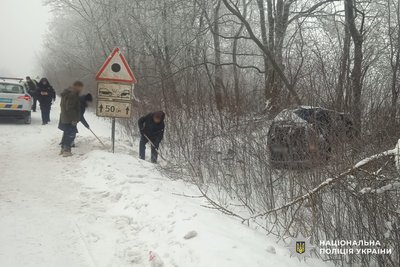 Фото з місця аварії, яка трапилась 22 січня у Недобоївцях Фото з місця аварії, яка трапилась 22 січня у Недобоївцях