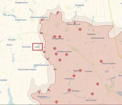 Село Сокіл Очеретинської громади, Донецька область Село Сокіл Очеретинської громади, Донецька область