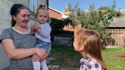 Багатодітна родина переселенців з Донеччини Багатодітна родина переселенців з Донеччини
