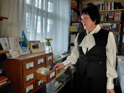Бібліотекарка Світлана Стецик Бібліотекарка Світлана Стецик