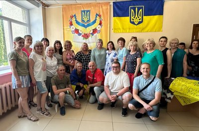 Зустріли звільненого з полону, звільнений з полону, Володимир Мотика, Тернопільщина, Підволочиськ, липень 2025 Зустріли звільненого з полону, звільнений з полону, Володимир Мотика, Тернопільщина, Підволочиськ, липень 2025