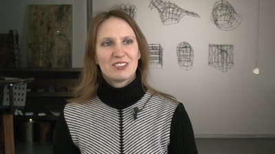 Співробітниця харківського літмузею Марина Куценко Співробітниця харківського літмузею Марина Куценко