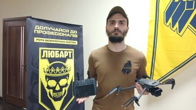 Військовослужбовець Андрій, "Азов", дрони, навчання, Тернопільщина