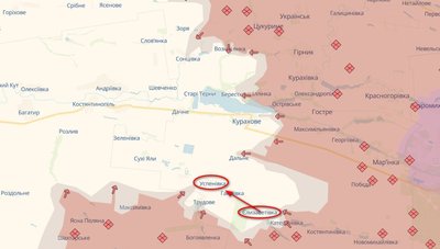 Аналітик DeepState: В районі Курахового утворилося два напівоточення Аналітик DeepState: В районі Курахового утворилося два напівоточення