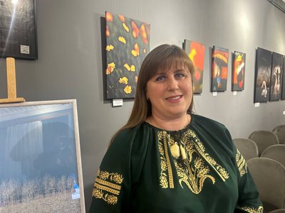Вчителька з Донеччини після переїзду до Житомира навчається на мовному курсі