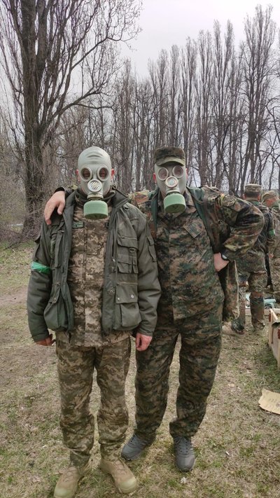 Сергій Хоменко та побратим Сергій Хоменко та побратим