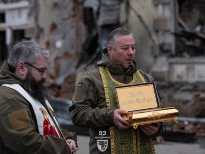 Військові капелани у Костянтинівки провели хресний хід Військові капелани у Костянтинівки провели хресний хід
