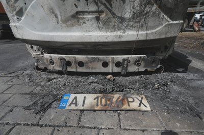 Номер від згорілої у Харкові Mazda X5 Номер від згорілої у Харкові Mazda X5