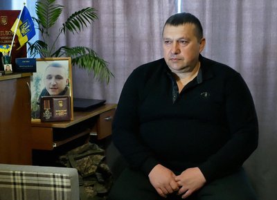 Батько бійця Ігор Харабара Батько бійця Ігор Харабара