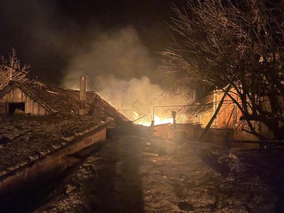 Пожежа у Куп'янському районі Пожежа у Куп'янському районі