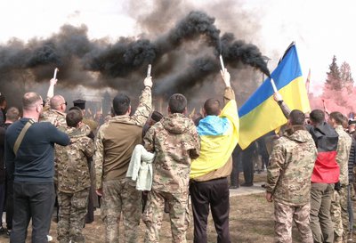 Похорон військового з тероборони Юрія Турла Похорон військового з тероборони Юрія Турла