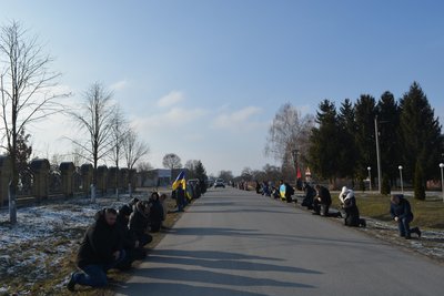 Василь Дзюбик, похорон, зустріч тіла Василь Дзюбик, похорон, зустріч тіла