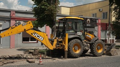 Ремонт дороги, М19, Теребовля, Тернопільщина, 8 червня 2026 року Ремонт дороги, М19, Теребовля, Тернопільщина, 8 червня 2026 року