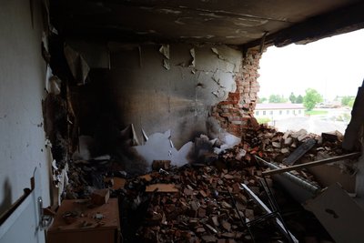 Російські війська вдруге за тиждень вдарили по території університету в Глухові Російські війська вдруге за тиждень вдарили по території університету в Глухові