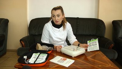 Фельдшерка Інна Оверченко