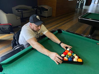 Сергій Юденко – чинний чемпіон України з більярду серед людей на кріслах колісних Сергій Юденко – чинний чемпіон України з більярду серед людей на кріслах колісних