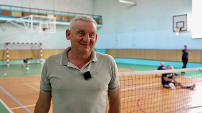 ветеранський спорт, сидячий волейбол, волейбол сидячи, тернопіль ветеранський спорт, сидячий волейбол, волейбол сидячи, тернопіль