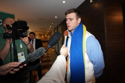 Владислав Гераскевич після судового слухання CAS Владислав Гераскевич після судового слухання CAS