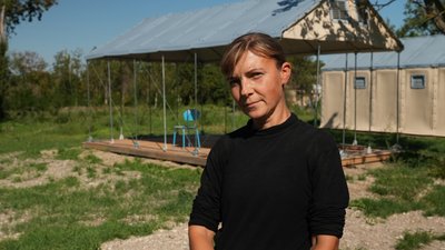 Місцева жителька Оксана Захарова Місцева жителька Оксана Захарова