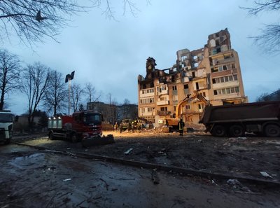 Стан будинку на Стуса після атаки РФ, 22 лютого 2025 року, тернопіль Стан будинку на Стуса після атаки РФ, 22 лютого 2025 року, тернопіль