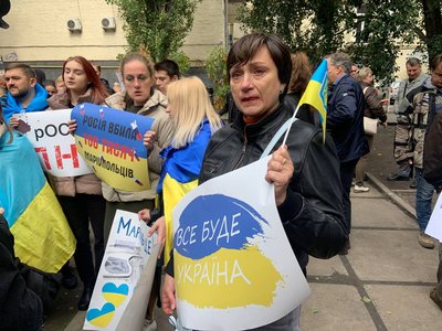 У Києві відбулася акція "Маріуполь — це Україна" У Києві відбулася акція "Маріуполь — це Україна"