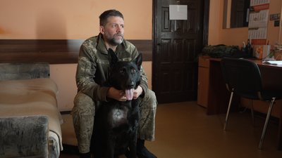 «Дрон йшов прямою траєкторією на вольєри»: росіяни атакували FPV-дроном службову собаку на прикордонні Чернігівщини «Дрон йшов прямою траєкторією на вольєри»: росіяни атакували FPV-дроном службову собаку на прикордонні Чернігівщини