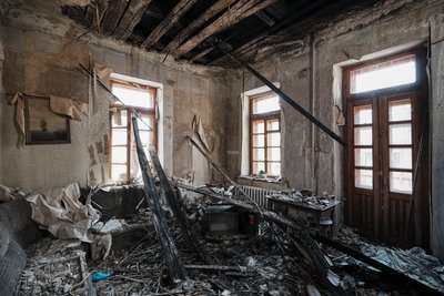 згарище після пожежі