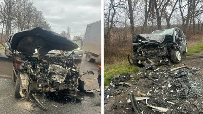У Черкаському районі зіткнулися два легковики: трьох людей госпіталізували з травмами У Черкаському районі зіткнулися два легковики: трьох людей госпіталізували з травмами