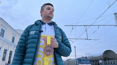 Роман Полтавець приїхав до Харкова після "Ігор Нескорених" у Канаді, 21 лютого 2025 року Роман Полтавець приїхав до Харкова після "Ігор Нескорених" у Канаді, 21 лютого 2025 року