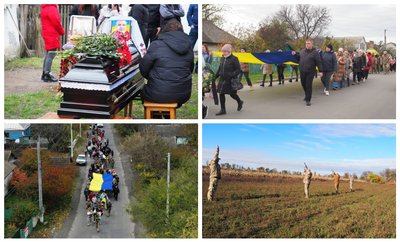 На Кіровоградщині попрощалися з військовими, які загинули на Донеччині На Кіровоградщині попрощалися з військовими, які загинули на Донеччині
