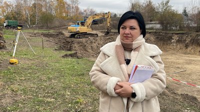 Будують укриття: на Чернігівщині розпочали будівництво двох сховищ за бюджетні кошти Будують укриття: на Чернігівщині розпочали будівництво двох сховищ за бюджетні кошти