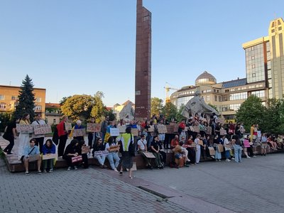 Протест, НАБУ, САП, Івано-Франківськ Протест, НАБУ, САП, Івано-Франківськ