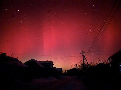 тернопіль, північне сяйво, аврора, 20 січня 2026 року