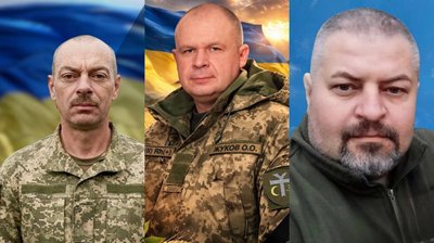 Військові В'ячеслав Софроній, Олександр Жуков та Андрій Гуцул Військові В'ячеслав Софроній, Олександр Жуков та Андрій Гуцул