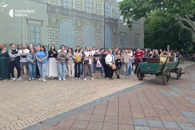 В Одесі відбувся останній знімальний день фільму "Довженко" В Одесі відбувся останній знімальний день фільму "Довженко"