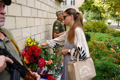 У Полтаві відкрили меморіальну дошку солдату Юрію Ромасю