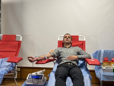 Кров для прифронтових шпиталів: у Кропивницькому провели виїзну донорську акцію на підприємстві "Газмережі" Кров для прифронтових шпиталів: у Кропивницькому провели виїзну донорську акцію на підприємстві "Газмережі"