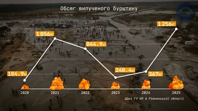 Незаконний видобуток бурштину на Рівненщині: 17 кримінальних проваджень відкрили правоохоронці у 2026 році Незаконний видобуток бурштину на Рівненщині: 17 кримінальних проваджень відкрили правоохоронці у 2026 році