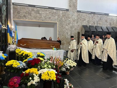 Андрій Ігнатенко, похорон, Дім печалі, Тернопіль Андрій Ігнатенко, похорон, Дім печалі, Тернопіль