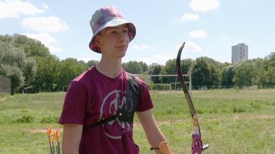 Хмельничанин Іларіон Крупеня займається стрільбою з лука з вересня 2022 року